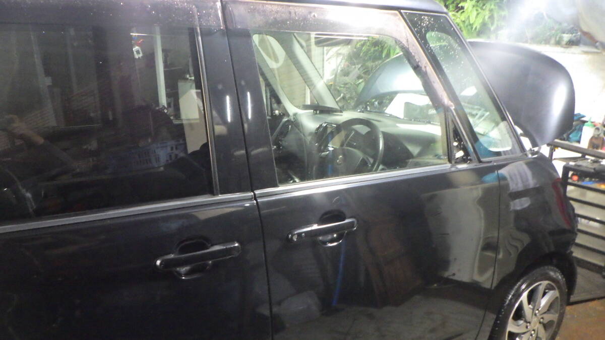 関00008 即決! MK21S パレット SW ZJ3 黒 右フロントドア 運転席ドア 現車 部品取り車拍卖