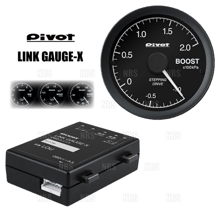 PIVOT ピボット リンクゲージX 2点セット (ブースト計/ユニット) ブーン X4 M312S KJ-VET H18/3~ (LOB/LOU拍卖