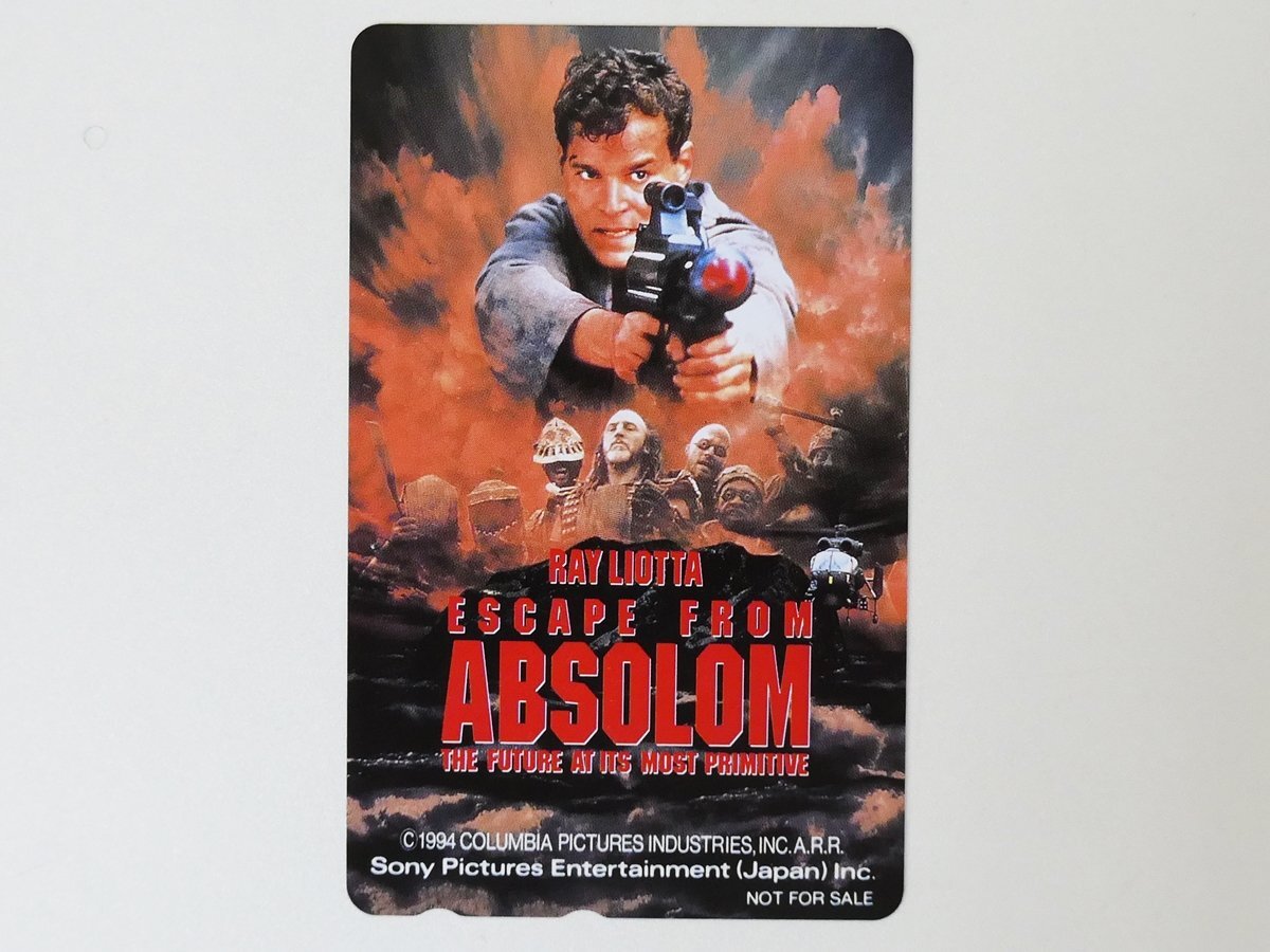 【149】 テレカ 50度 1994年 ESCAPE FROM ABSOLOM ノー・エスケイプ レイ・リオッタ テレホンカード 映画拍卖