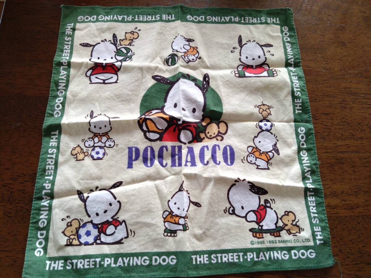 ◎当時物 サンリオ  ポチャッコ Pochacco ハンカチ レトロ拍卖