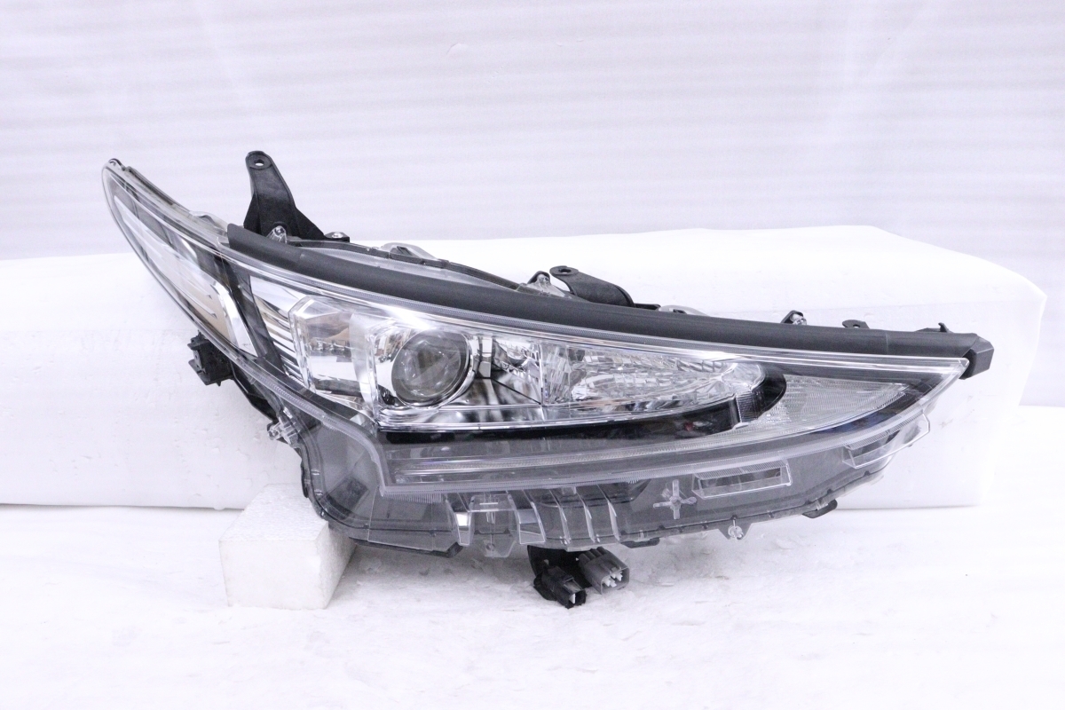 26-2397★【値下】美品★最終期 LED ACR50W エスティマ★右ヘッドライト KOITO 28-236 打刻:80 ユニット ブラック 純正★トヨタ (QT)拍卖