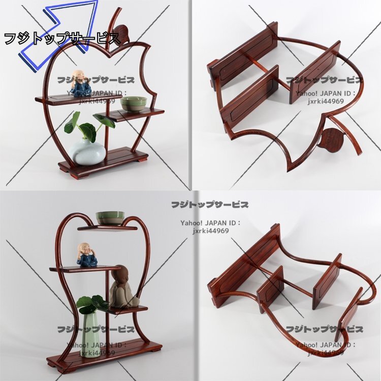 新作 道具 茶棚 多用途置物棚 小品盆栽 飾り棚 花棚 工芸品 マルチタイプから選択可能拍卖