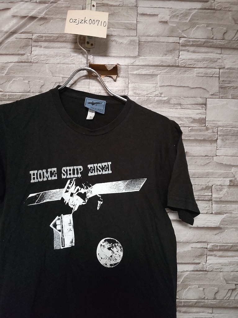 unisex H599 BUMP OF CHICKEN バンプオブチキン 2008 TOUR HOME SHIP EISEI 半袖ツアーTシャツ S ブラック 拍卖