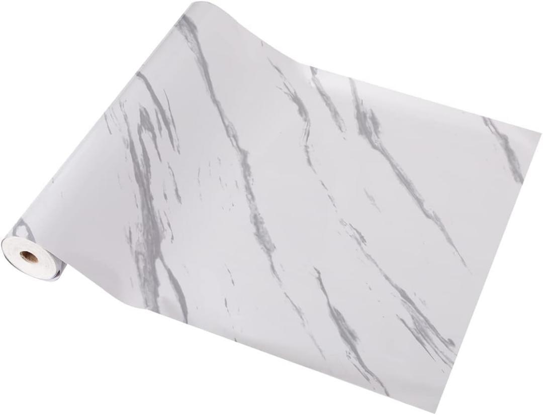 壁紙シート 大理石コンタクトペーパー マーブル DIY カウンタートップ用 キャビネット キッチン ウォールペーパー 40cm*3M拍卖