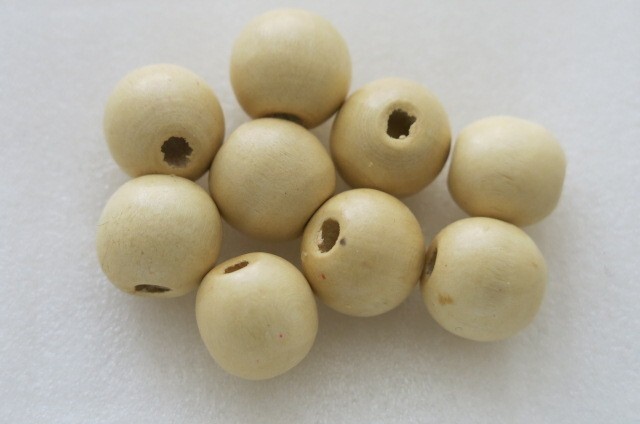 ウッドビーズ 約13.5x15mmマル・ナチュラル1 15個入り 24-OR1拍卖