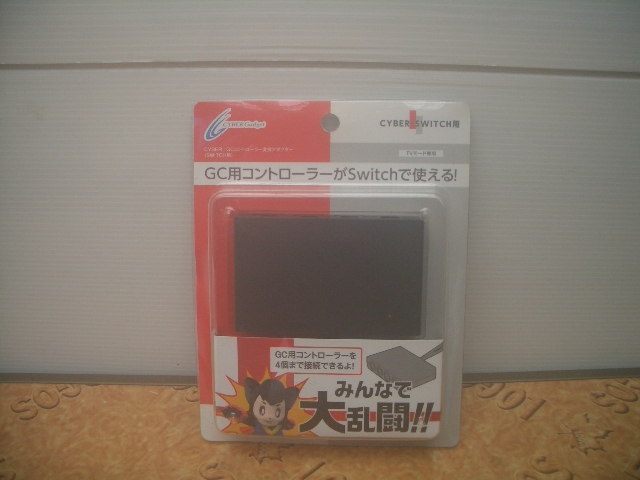 ◆保管品 サイバーガジェット GCコントローラー変換アダプター CY-NSGCCAD-BK 拍卖