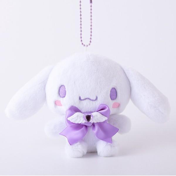 シナモロール ぬいぐるみ カラフルボアマスコット 紫 サンリオ拍卖