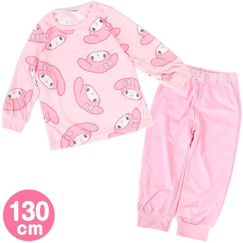 マイメロディ キッズ 長袖パジャマ 130cm 春夏秋 子供 女の子 サンリオ sanrio キャラクター拍卖