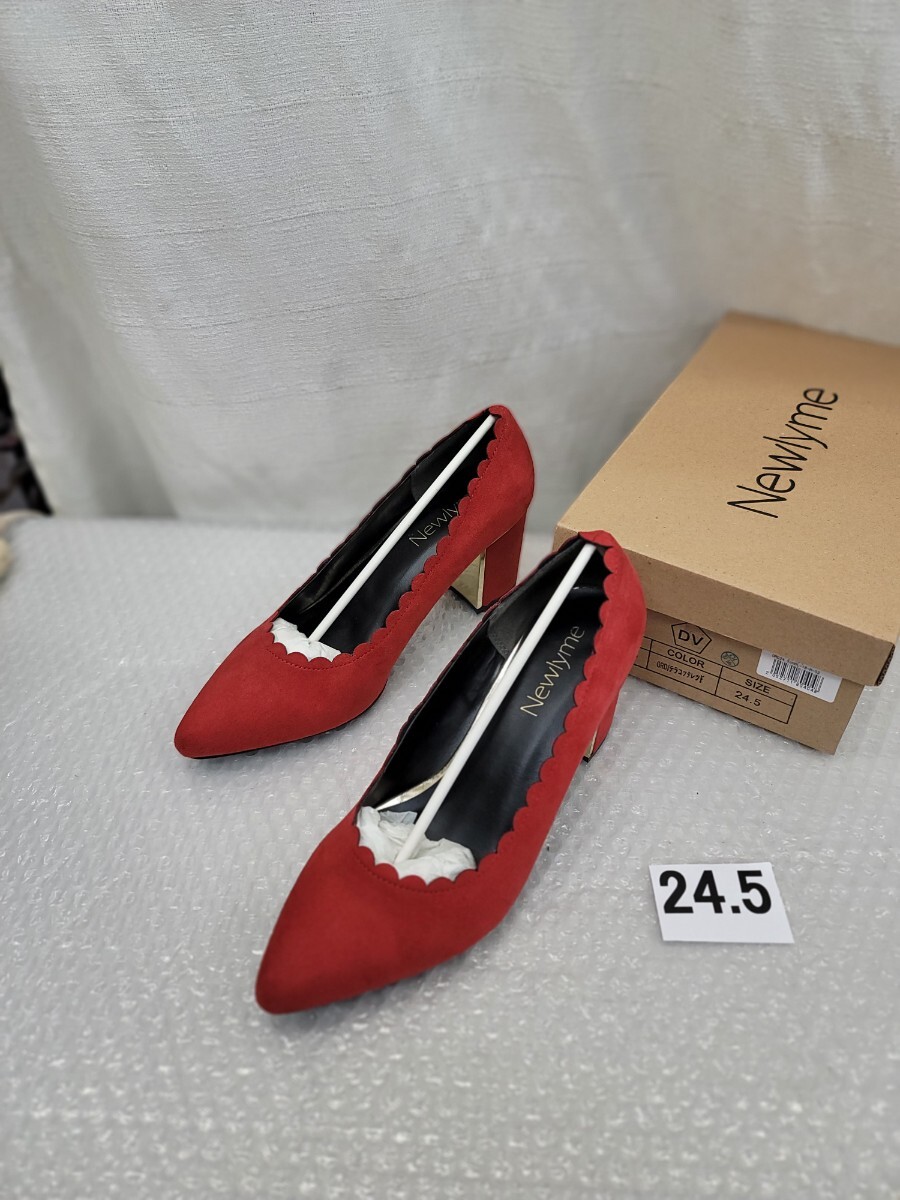 4466 夢展望 ニューリーミー パンプス 527118 24.5拍卖