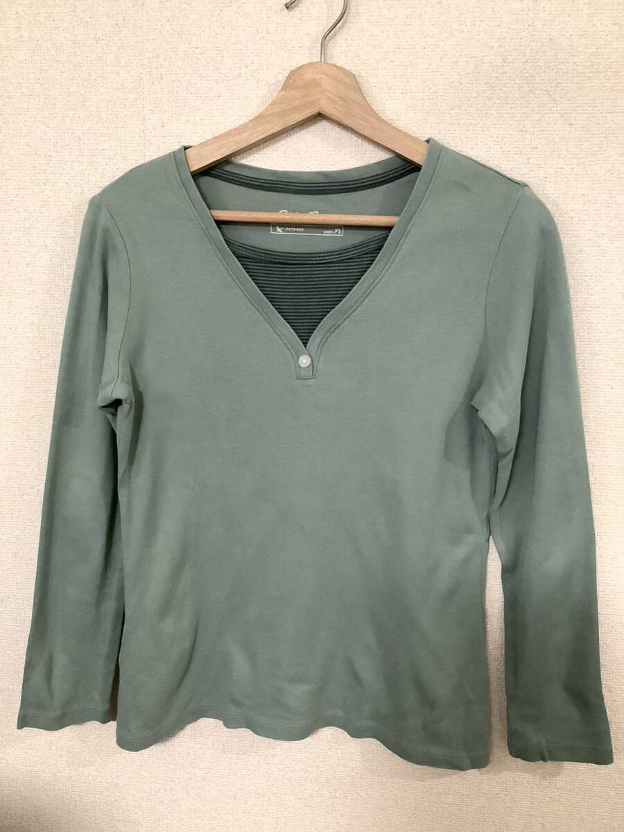 eddie-bauer エディーバウアー 長袖カットソー プルオーバーシャツ 長袖Tシャツ アウトドア レディース 古着拍卖