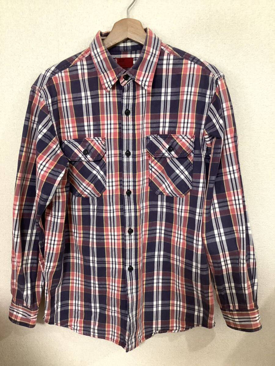 levi's リーバイス チェック柄 ネルシャツ 長袖シャツ カジュアル アメカジ ビンテージ 古着 メンズ M拍卖