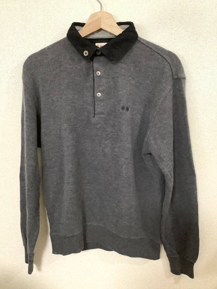 MCGREGOR マクレガー 長袖ポロシャツ ヘンリーネック ゴルフウェア 紳士服 レトロ セレクト 昭和 古着拍卖