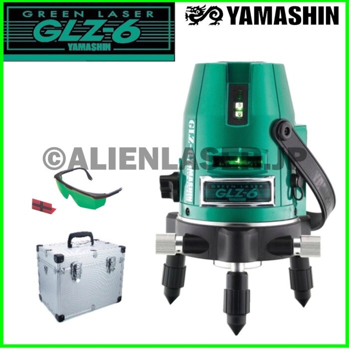 送料無料 1年保証 山真 ヤマシン YSGOD 5ライン グリーン 墨出し器 GLZ-6 本体拍卖