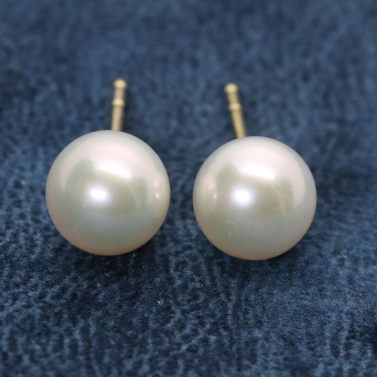 ミキモト アコヤパール 7.5mm 一粒 K18 ピアス /24-2077S拍卖