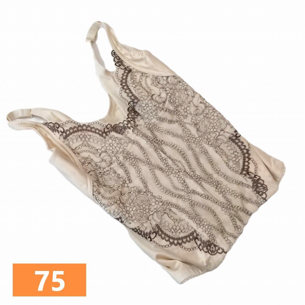 マルコ コントロールキャミソール 75 デコルテ デモニーク ベージュ 良品 補整 補正 ♪ M417 拍卖