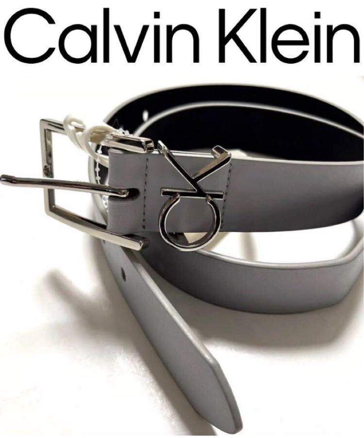 送料無料 新品 CALVIN KLEIN レディース ロゴ ベルト M拍卖