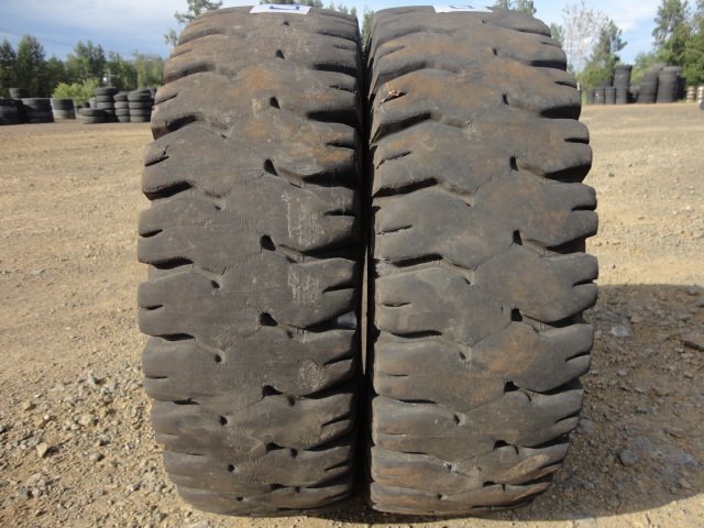 □L253 フォークリフト 夏 DUNLOP POWER LIFTER 6.50-10 10PR 2本 2021年製拍卖