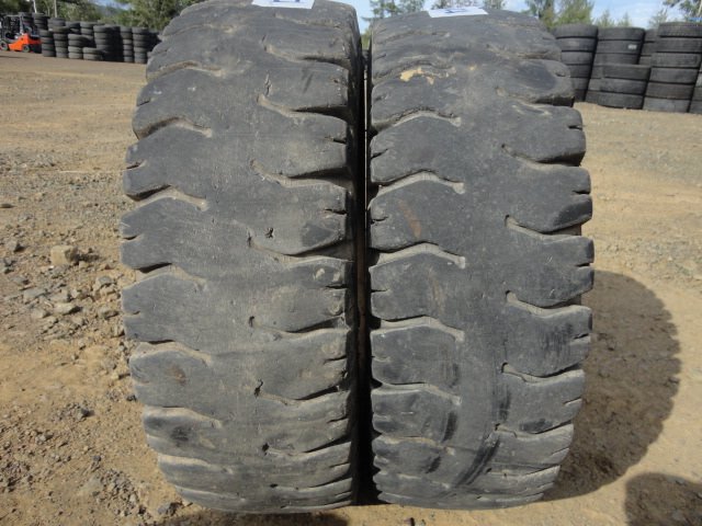 □L251 フォークリフト 夏 DUNLOP POWER LIFTER 6.50-10 10PR 2本 2019年製拍卖