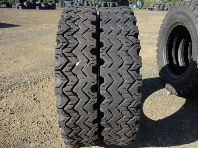 □L282 冬 フォークリフト フロント用 DUNLOP POWER SNOW 6.00-15 10PR 2本 2021年製拍卖