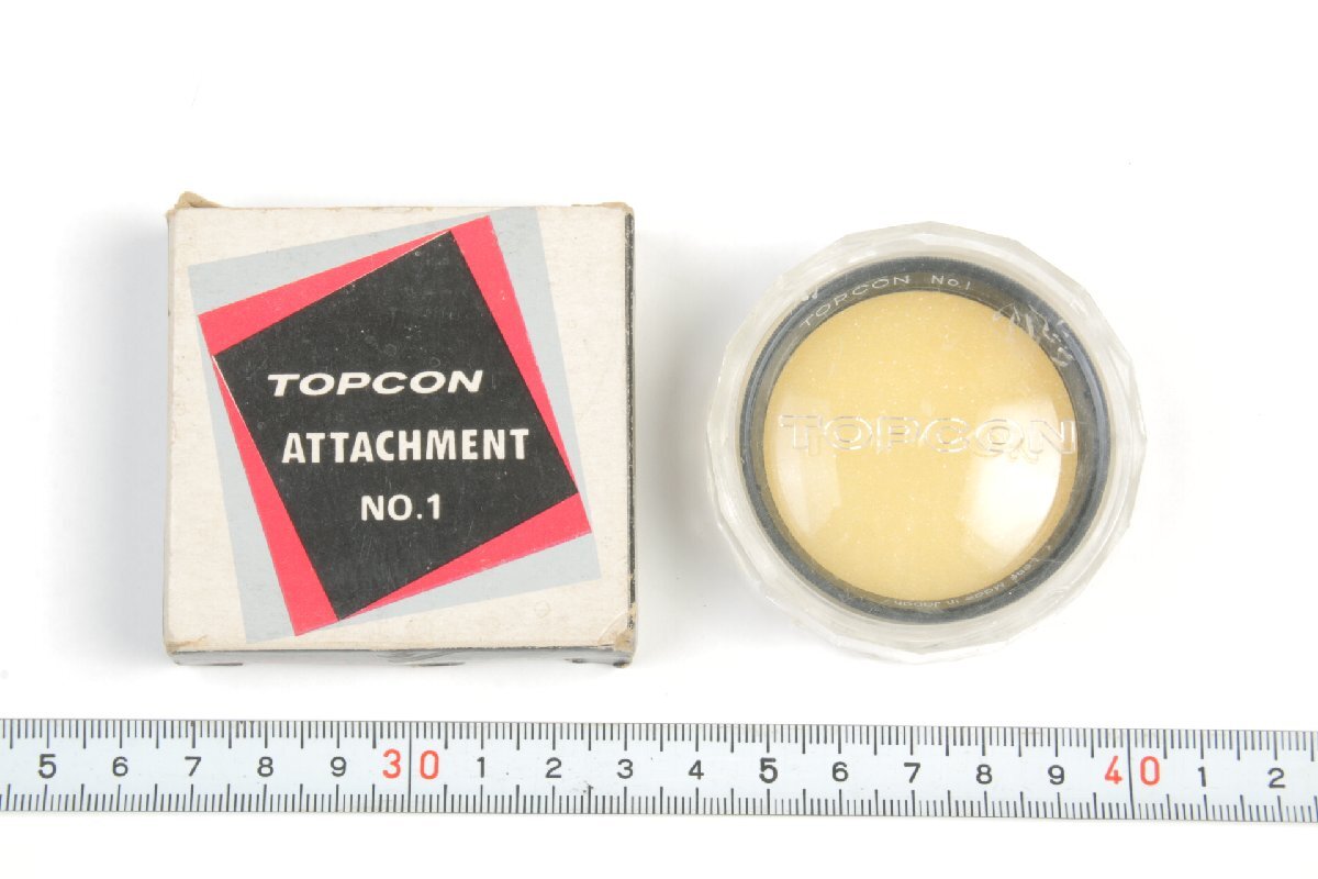 ※ 新品未使用 49mm TOPCON トプコン レンズフィルター クローズアップフィルター ATTACHMENT No.1 箱 ケース付 0678拍卖