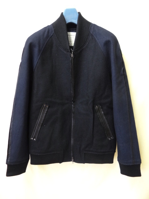 DHYANA. ディアーナ 新品未使用品 メルトンジップ BLACK/NAVY 2サイズ 拍卖