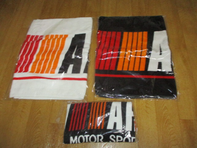 三菱ラリーアート 大判・小タオル 白・黒 3個 110X39&80X34 未使用 デッドストック WRC・ランサーエボリューション・ジャケット拍卖