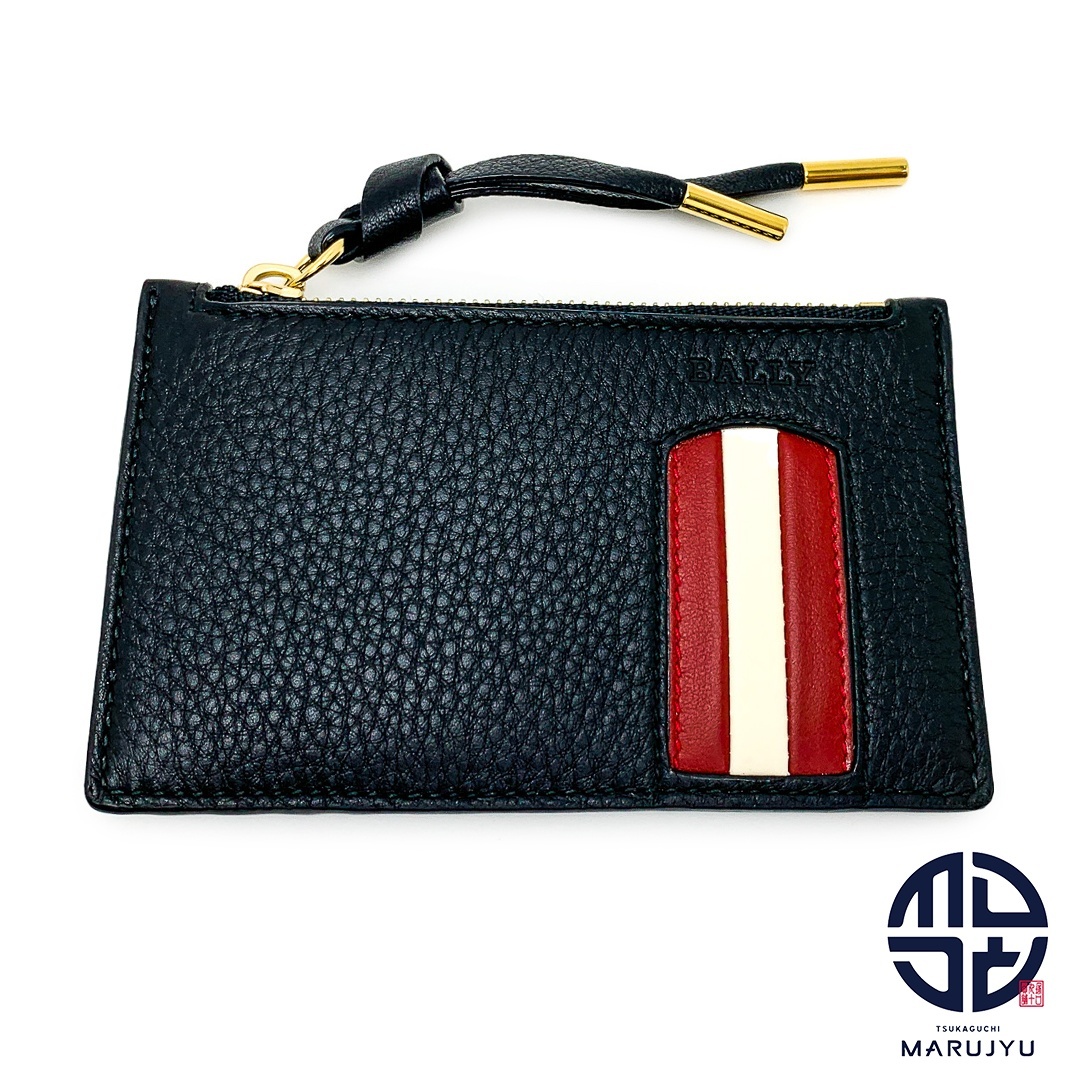 BALLY バリー 黒 ブラック MANDHY50 BLACK カードケース フラグメントケース コインケース 小物 財布 サイフ ブランド拍卖