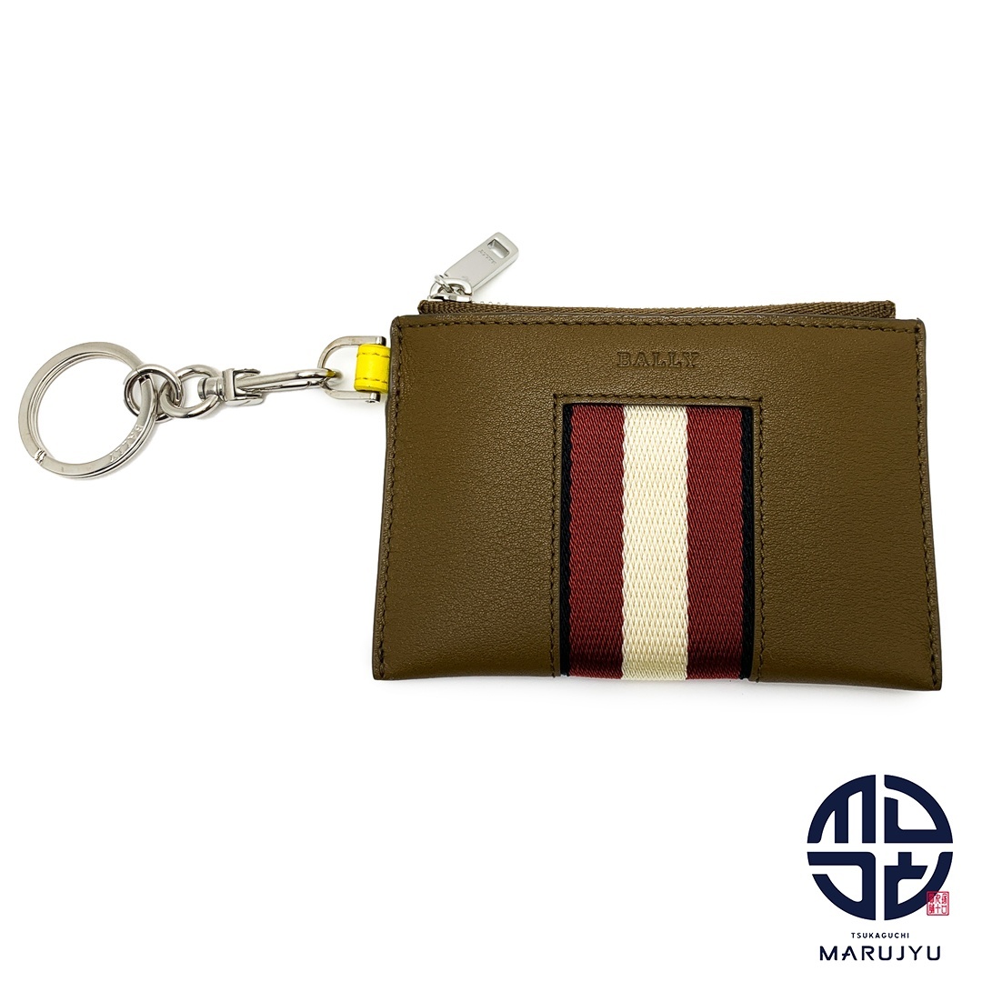 BALLY バリー ブラウン系 茶 キーリング付き コインケース BON.MM 小銭入れ カードケース 小物 財布 サイフ ブランド拍卖
