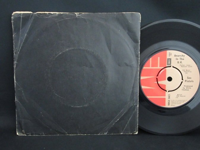 7インチ★SEX PISTOLS★Anarchy In The U.K. UK EMI オリジナル拍卖