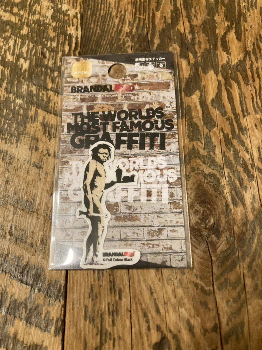バンクシー ステッカーFast Food Ape man 009 XS拍卖