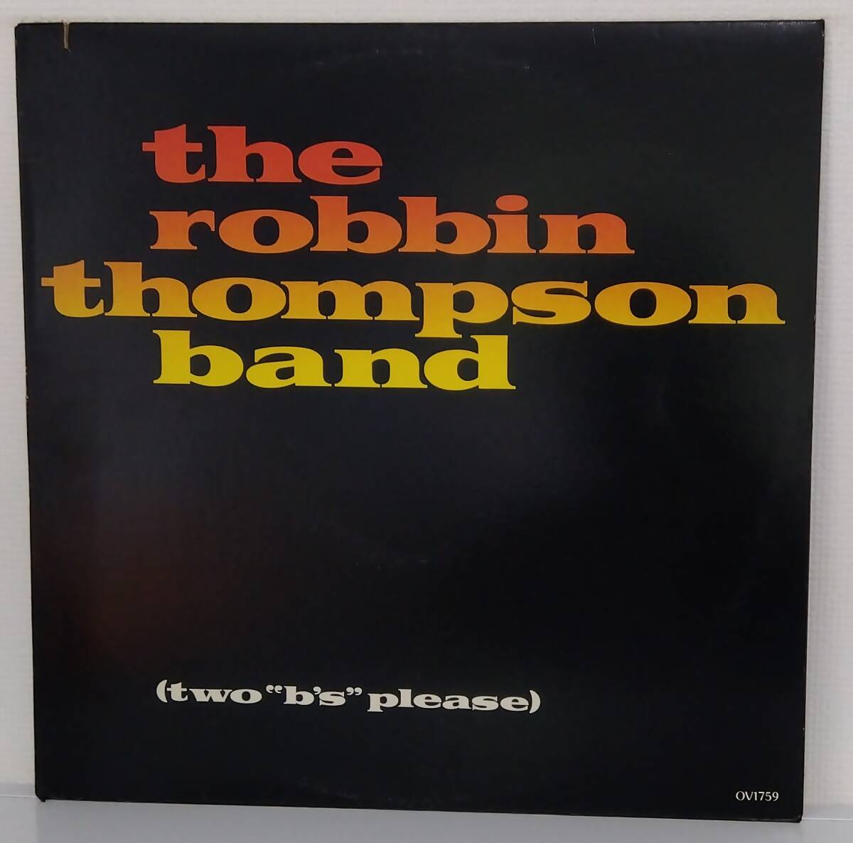 LP(US盤.希少.OV-1759.'80年盤.ロック)ロビン・トンプリン・バンド/TWO B'S PLEASE【同梱可能6枚まで】060925拍卖