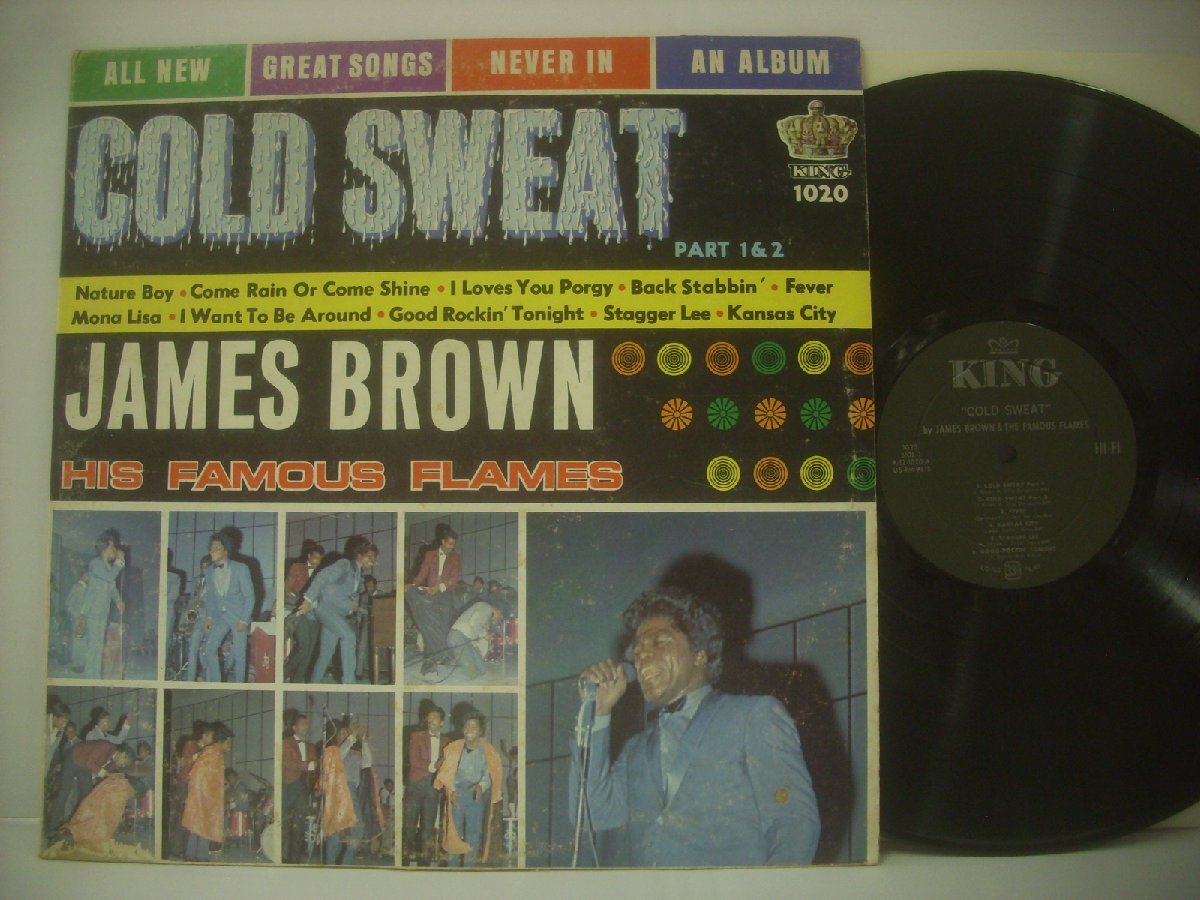 ■ 輸入USA盤 LP JAMES BROWN HIS FAMOUS FLAMES / COLD SWEAT ジェームス・ブラウン 1967年 KING RECORDS 1020 K-12-1020 ◇r60930拍卖