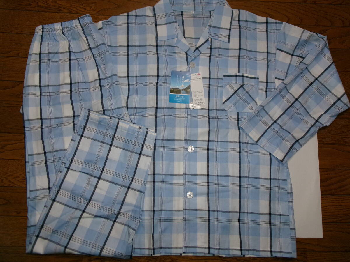 ☆新品 長袖パジャマ XL(日本製)播州織 ☆拍卖