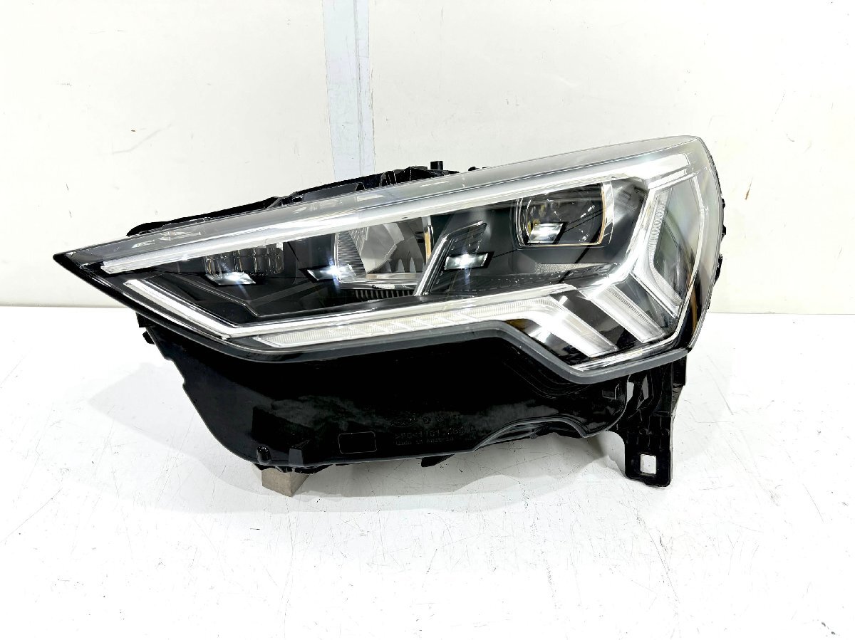 【美品/破損無】アウディ Q3 F3 純正LEDヘッドライト 左 83A.941.033.A/83A941773A (Z2-22)拍卖