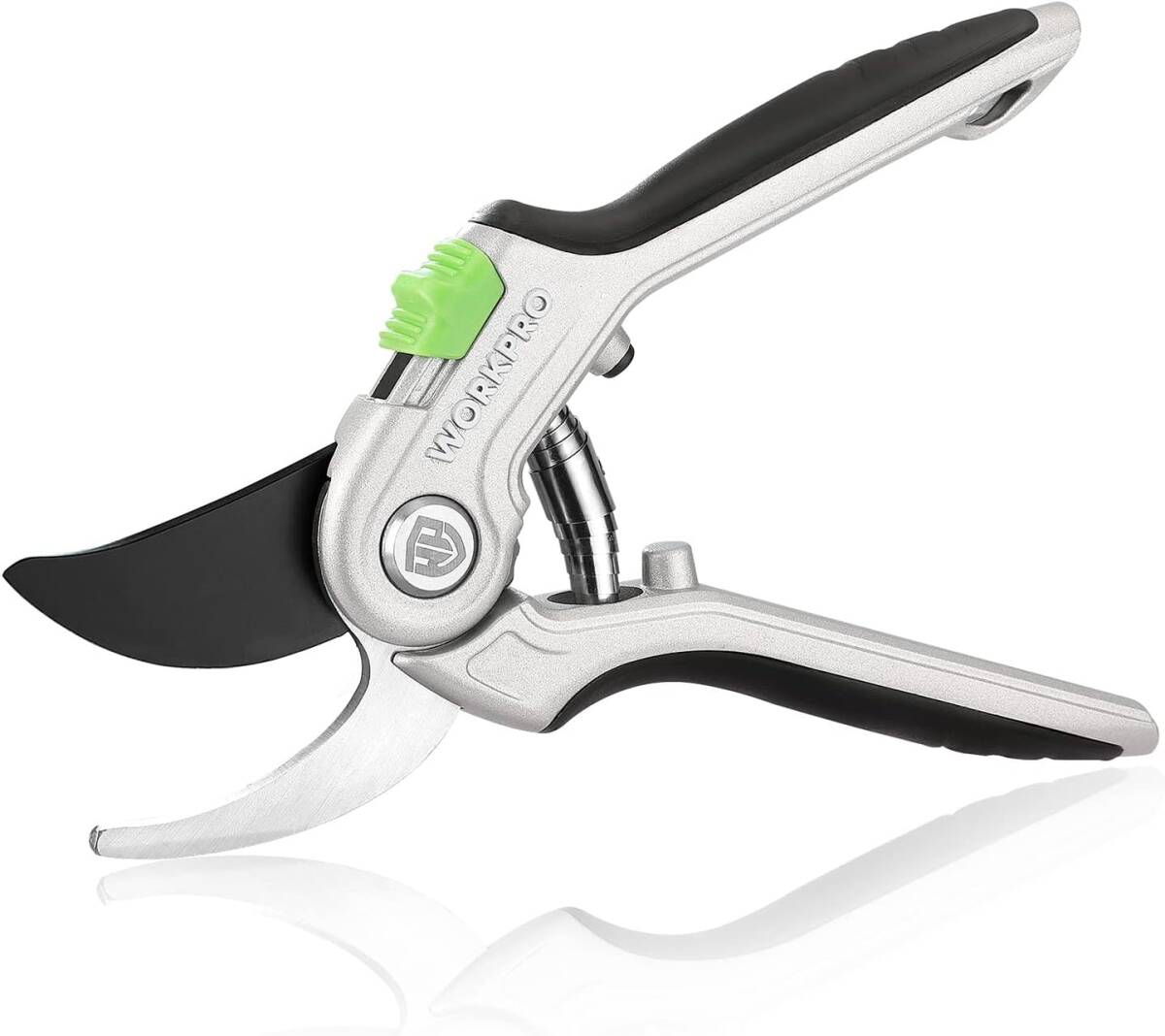 【新品】 WORKPRO 剪定バサミ 剪定鋏 園芸用はさみ バイパスタイプ ステンレススチール刃 全長215mm拍卖