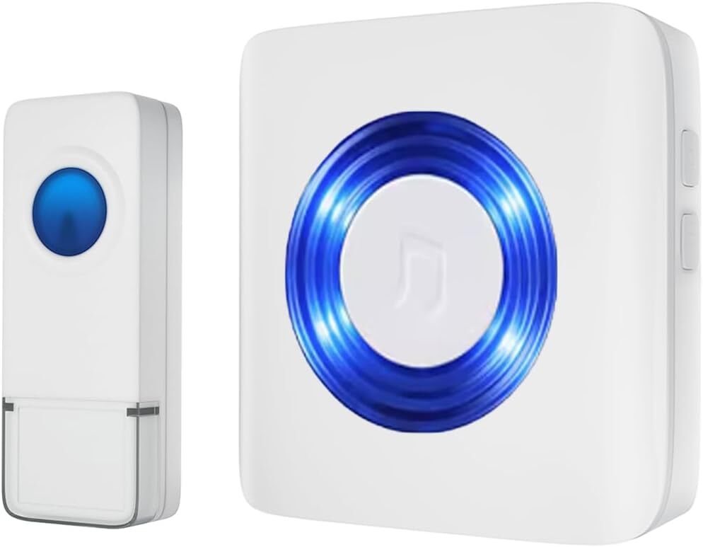 【新品】 Yarazora ワイヤレスチャイム 玄関チャイムドアベル LED提示ライト 0-110db 拍卖