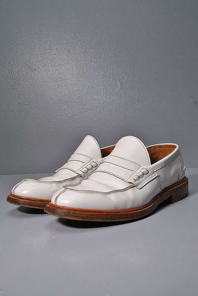 Tricker's JAMES トリッカーズ/ローファー/レザーシューズ/ホワイト/UK7拍卖