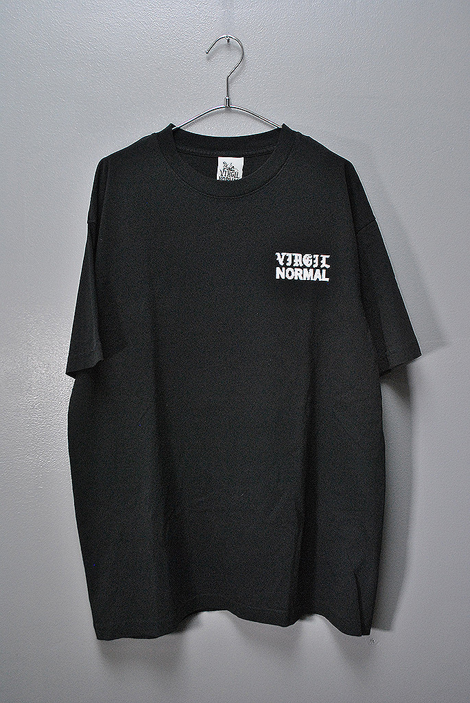 VIRGIL NORMAL ORIGINAL LOGO T-SHIRT ヴァージル ノーマル オリジナルロゴ 半袖Tシャツ デジタル ブラック/L拍卖
