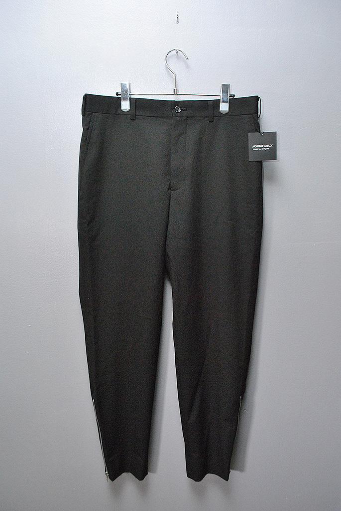 COMME des GARCONS HOMME DEUX エスエルウールジップパンツ コムデギャルソン オム ドゥ/ブラック/L拍卖