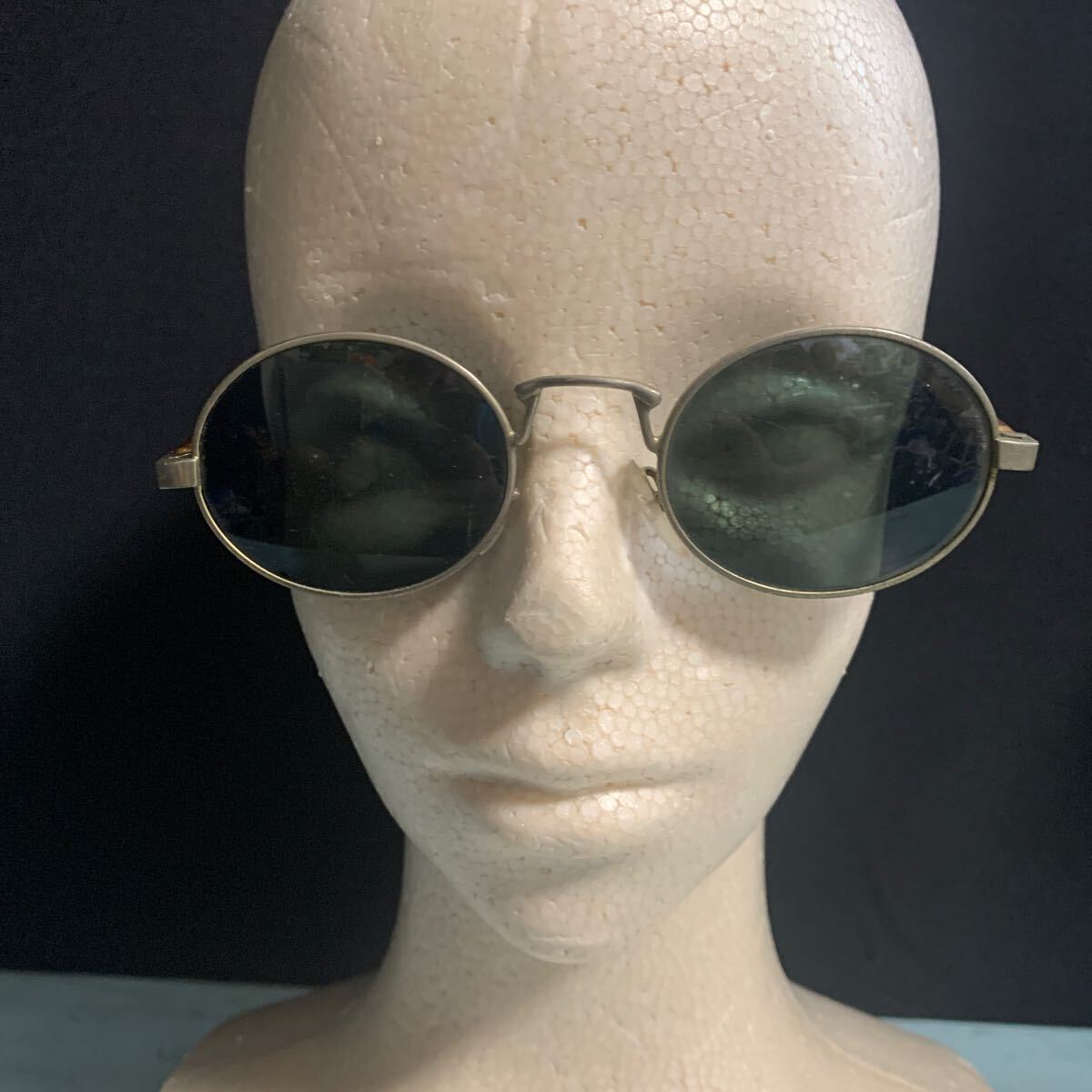 サングラス レトロ ビンテージ 眼鏡フレーム 丸メガネ アンティーク 8302 (A-459)拍卖