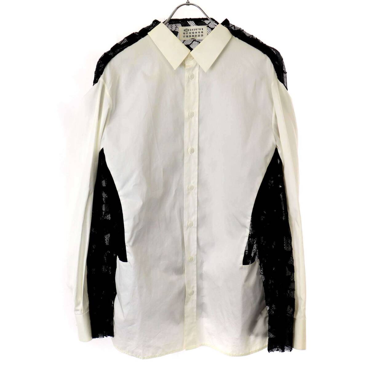 Maison Margiela1 メゾン マルジェラ 20SS スプライドレースシャツ S51DL0325 ホワイト ブラック 36 ITQYQ2CVLP4I拍卖