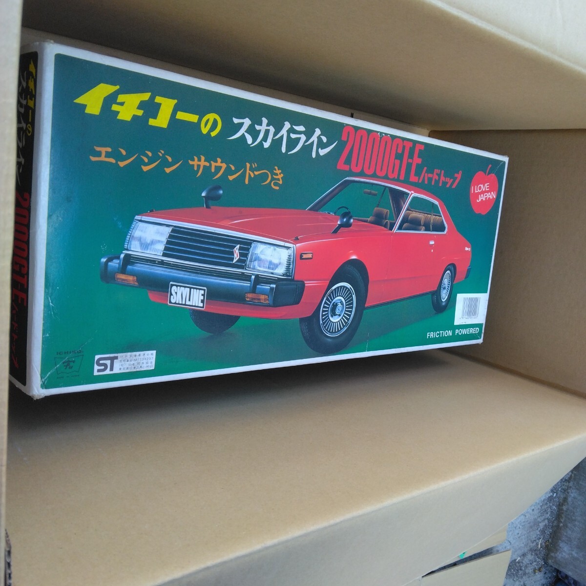 スカイライン2000GTーE ハードトップ エンジンサウンドつき ビッグサイズ 日本製品 当時品 ブリキ玩具 昭和レトロ 希少品拍卖