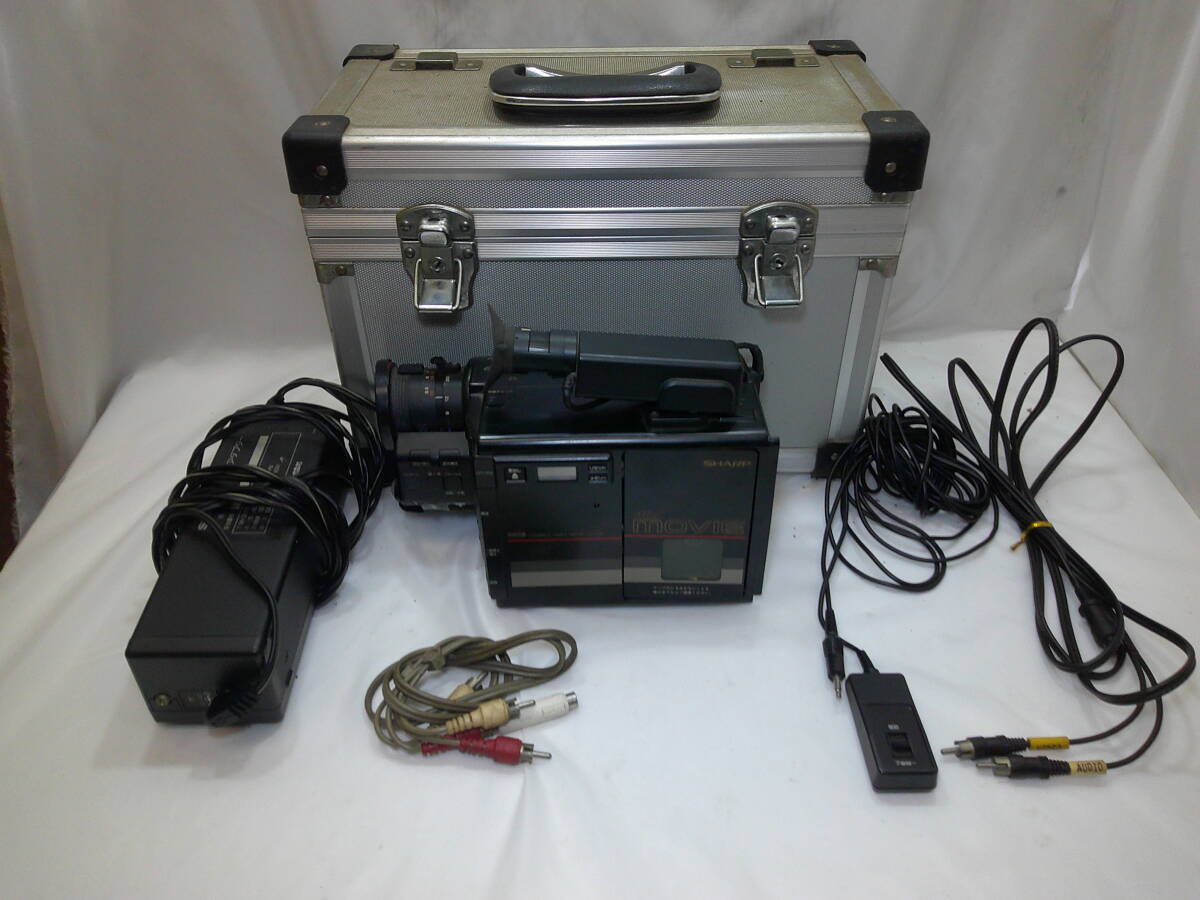 【通電確認済】【訳アリ】 シャープ VHS-C ビデオムービー VC-C50 ジャンク扱い SHARP 昭和レトロ ビンデージ 部品取り 動作未確認拍卖