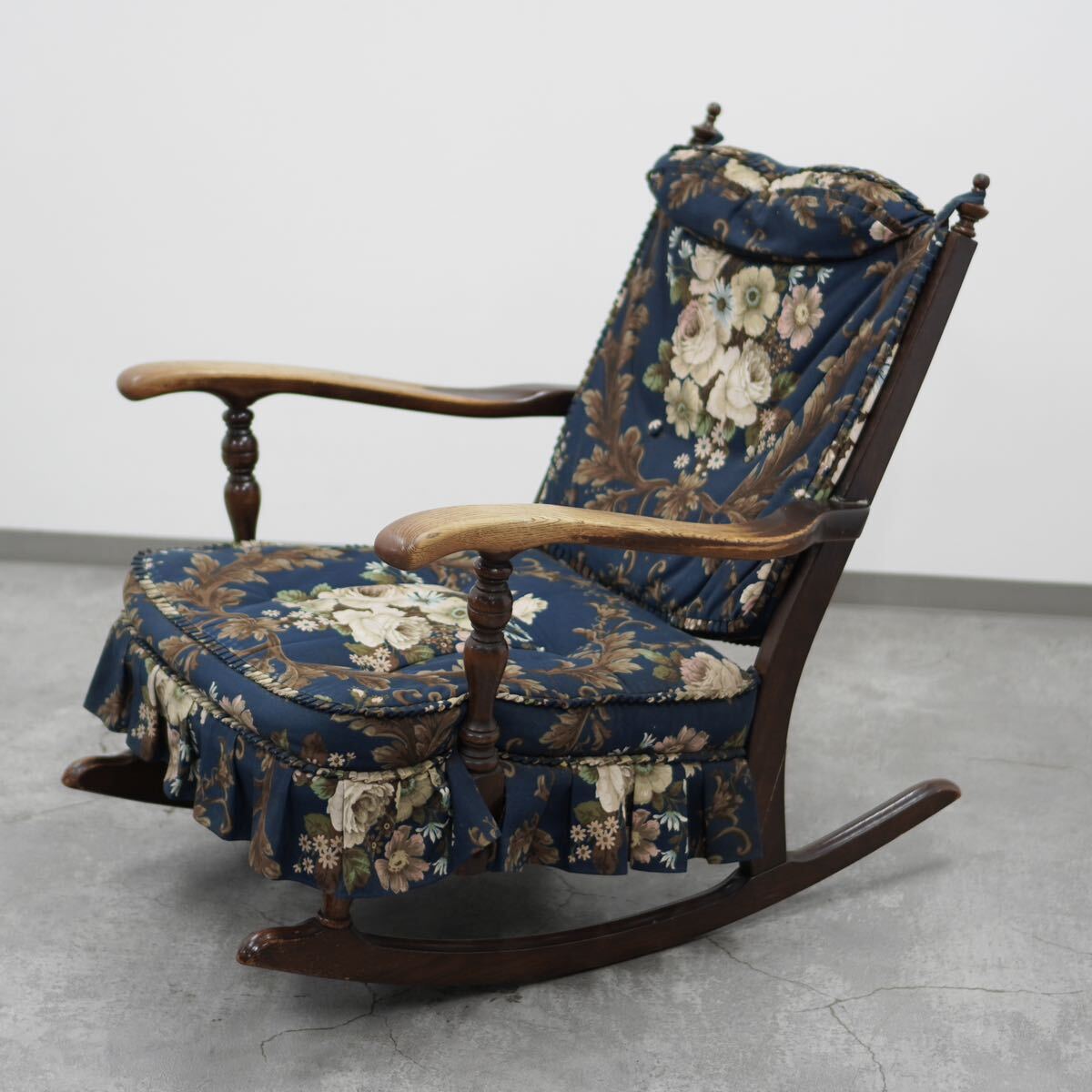 SNT559 飛騨産業 キツツキ ロッキングチェア 穂高 アンティークチェア 揺り椅子拍卖