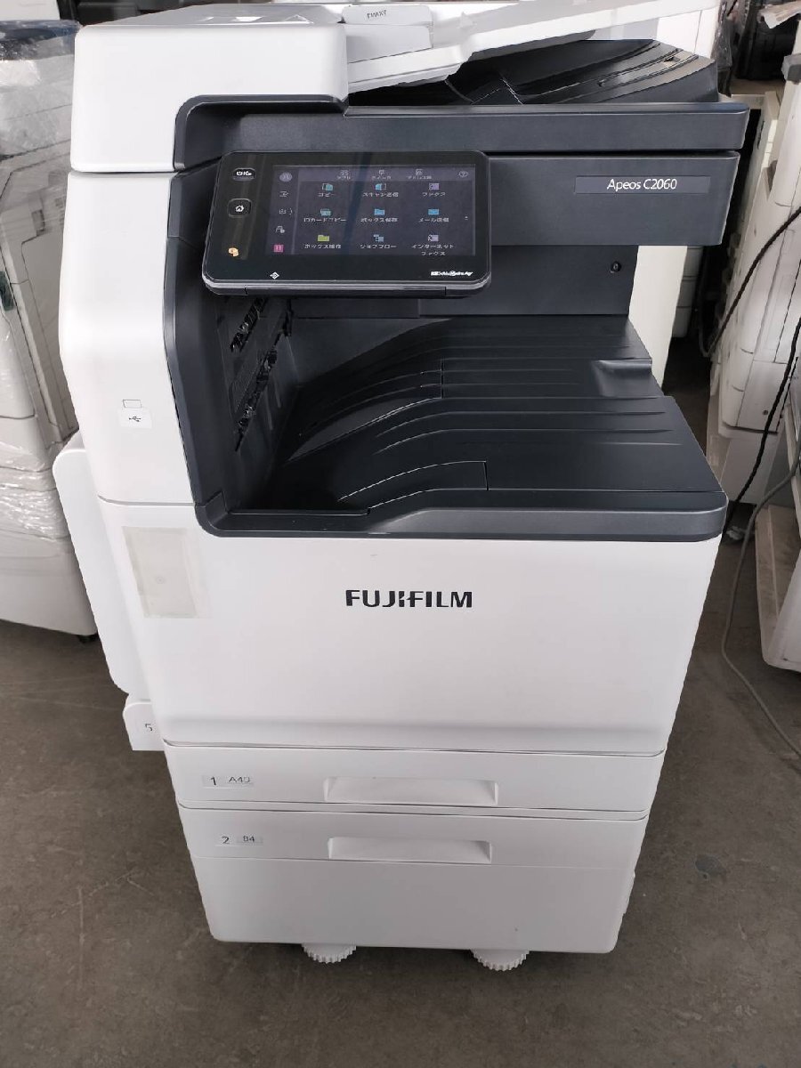 △富士ゼロックス 【印字6000枚未満】 Apeos C2060/A3カラー複合機 /2段カセット/C/F/P/S両面【D0805Z9BH】拍卖