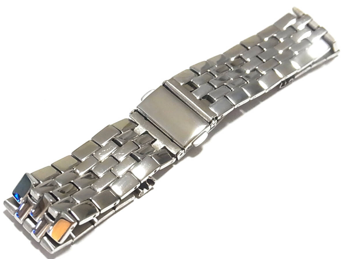 デッドストック 5連薄型無垢駒 P式レトロ3つ折りバックル 20mm 405RJ2010拍卖