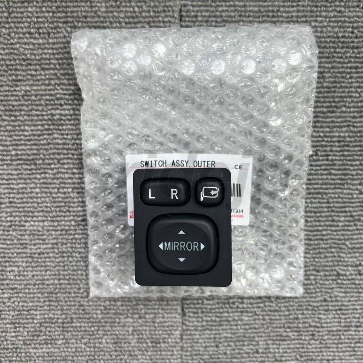 【未使用】 トヨタ 200系 ハイエース レジアスエース 純正 ドアミラー アウタミラー 電動格納 スイッチ TOYOTA Outer mirror switch ASSY拍卖