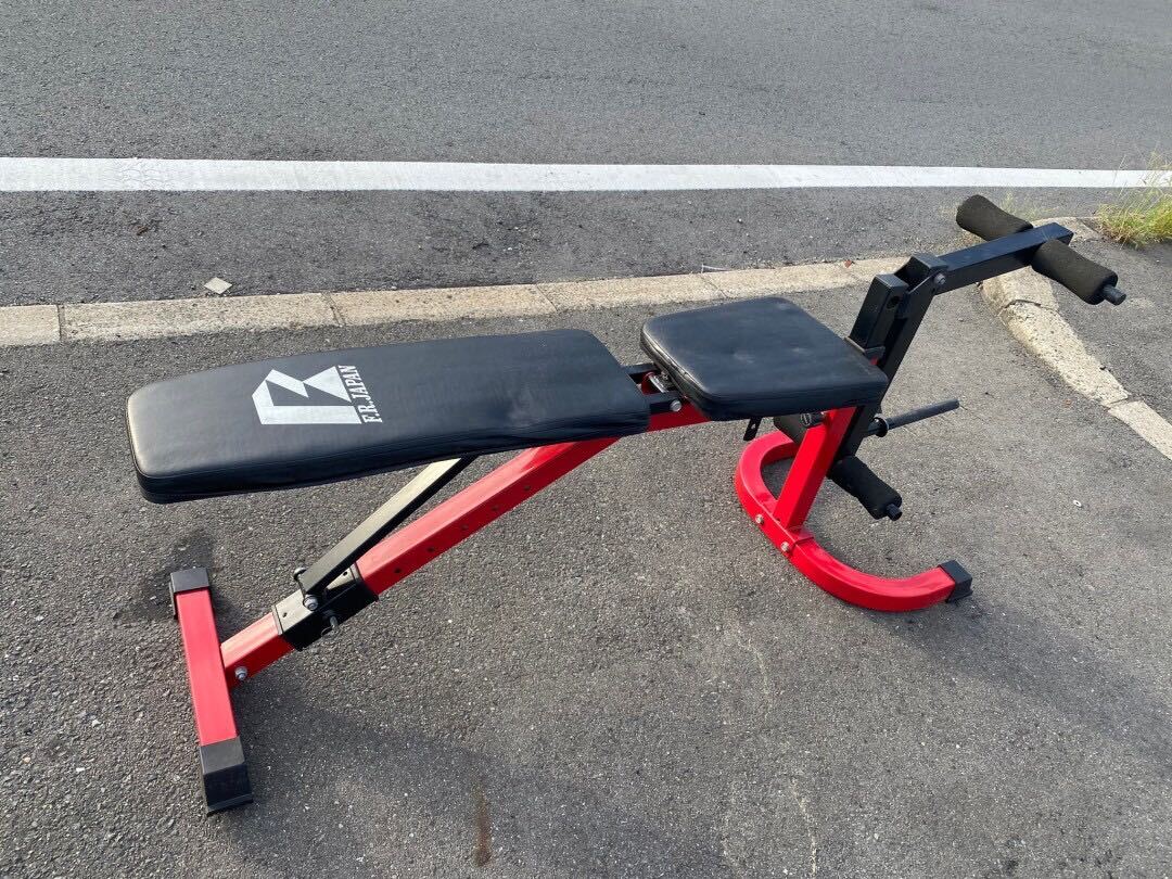 ○E3020 ファイティングロード アジャスタブルウェイトベンチ トレーニングベンチ インクラインベンチ○拍卖