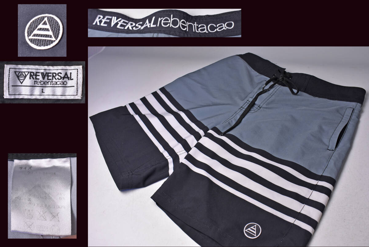 リバーサル レベンタカオ ★ reversal rebentacao ★ 短パン ★ Lサイズ ★ 海パン 街着 サーフパンツ ★ surf ★ トレーニングに拍卖