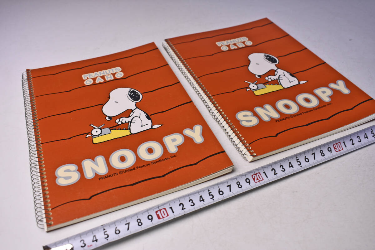 SNOOPY ★ スヌーピー ★ リングノート 2冊 セット ★ ピーナッツ ★ peanuts ★ TOMBO ★ 中古品 ★ 未使用拍卖